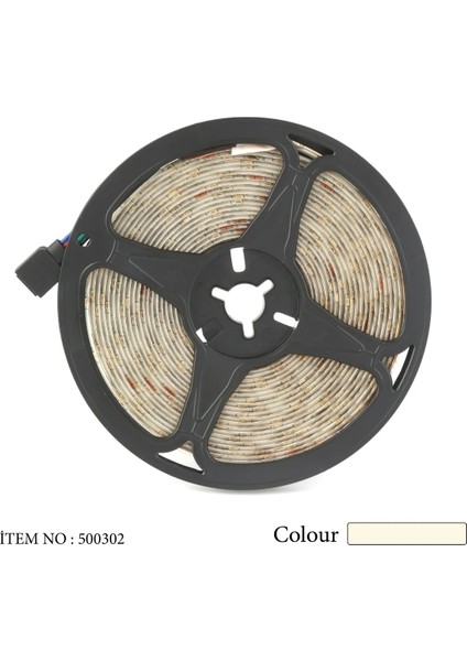 ATEK LED 5 Metre Günışığı Şerit Led Seti - 50x50 Led, 12v Adaptör Girişli