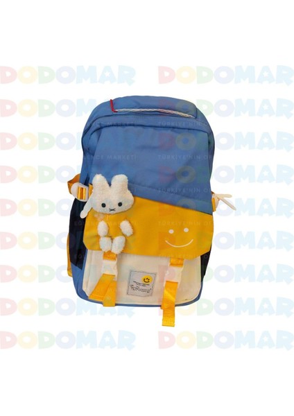 51665 ayıcık maskot 2göz okul sırt çantaMAVİ