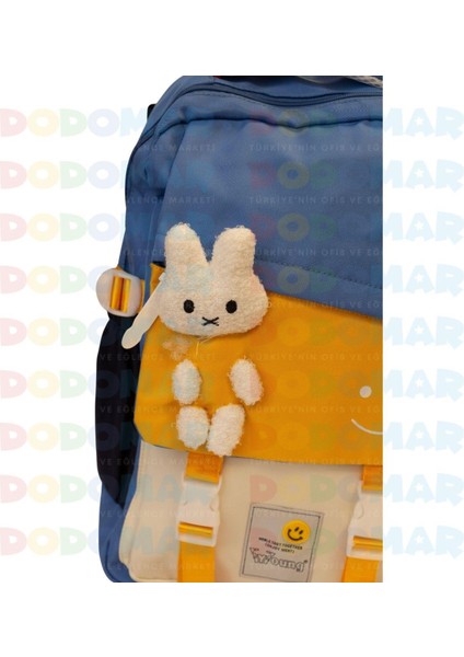 51665 ayıcık maskot 2göz okul sırt çantaMAVİ fiyatları