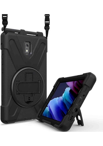 Samsung Galaxy Tab Active 3 T577 Case Ergonomik Tasarım ve Kolay Kullanım Zırh Kılıfı