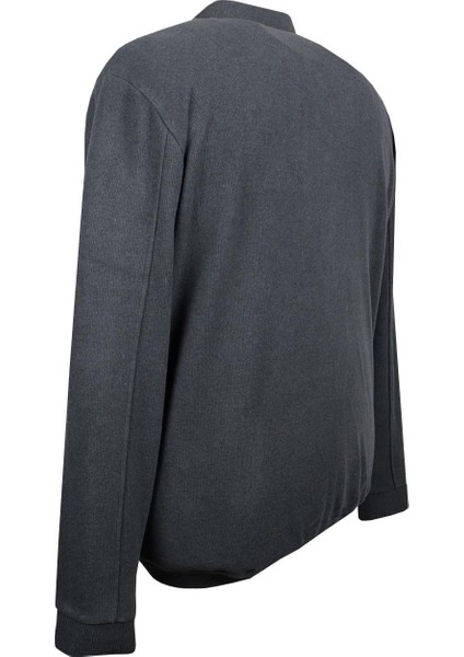 Erkek Büyük Beden 122 Kilo - 158 Kilo Arası Için Uygun Geniş Kalıp Polo Yaka Selanik Sweat Antrasit modelleri