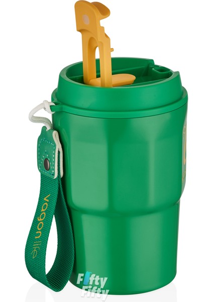 2'li Çelik Termos-Kahve Bardağı Seti 750ML Çift Kullanım Termos//450ML Mug Kahve Bardağı