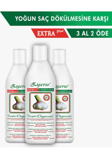 Extra Plus Sarımsaklı Şampuan 250ML