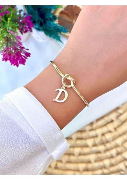 Aşk Düğümü Harf Bileklik D Harfi