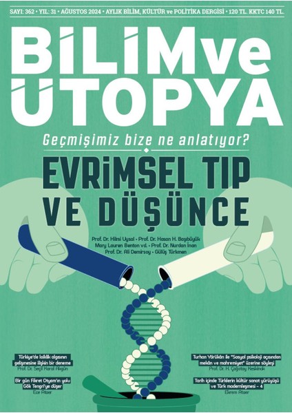 Bilim Ve Ütopya Dergi (Ağustos 2024)