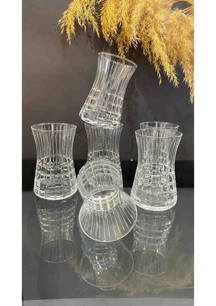 Çay Bardağı Heybeli Kalem Desenli