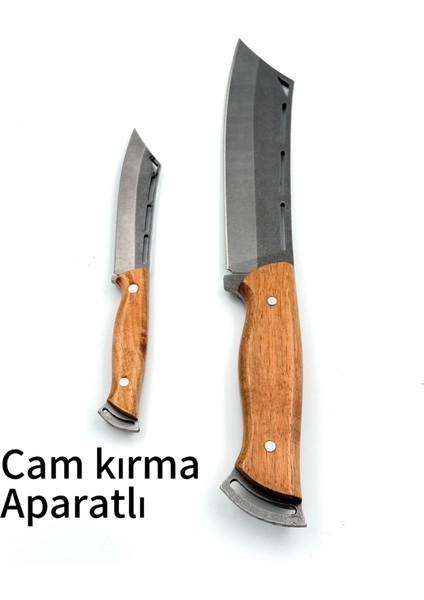 Kamp Outdoor Babalı Oğullu Bıçak Hediye Vaket Deri Kılıf