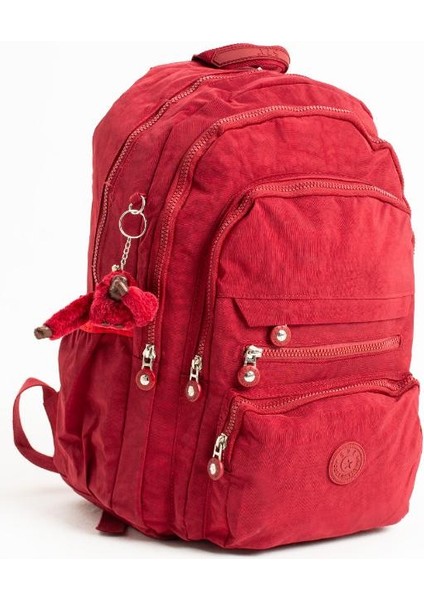 Unisex Sırt Çantası Hafif Yağmur Geçirmez Klinkır Kumaş Laptop Bölmeli Seyahat Çantası 43*30 cm indirimleri