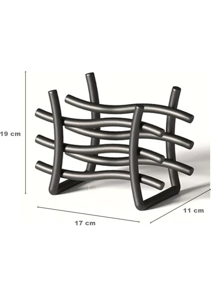 Tekno Mutfak Tezgah Üstü Peçetelik Siyah modelleri