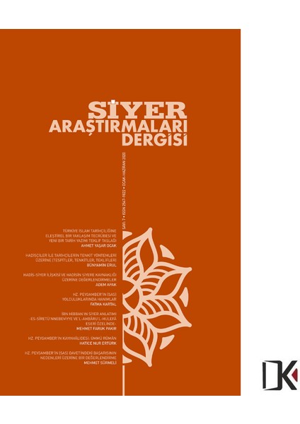 Siyer Araştırma 7. Sayı – Ocak – Haziran 2020