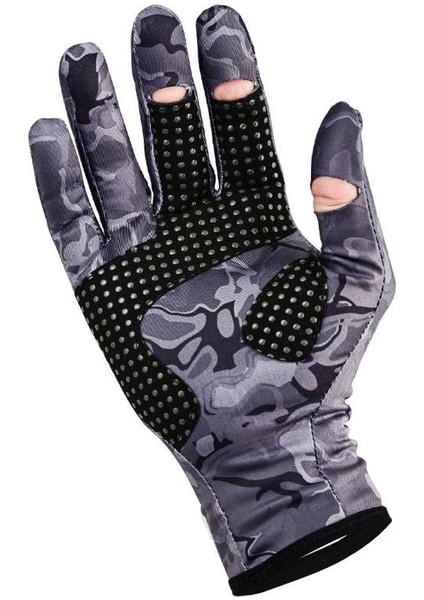 Pro Angler Winter Gloves Black Camo L/xl