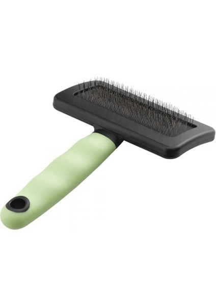 Ferplast Gro 5802 Slicker Plastik Saplı Kedi ve Köpek Tüy Fırçası Medium 16 cm - 8010690111872