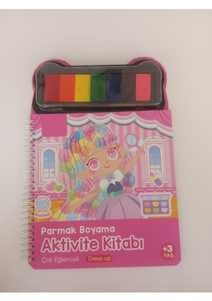 Parmak Boyama Aktivite Kitabı - Giydirme