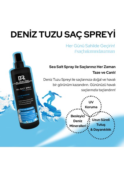 Saç Deniz Tuzu Spreyi - Sea Salt Spray Orta Tutuşlu Hacimlendirir Anti Uv Saç Şekillendirici fiyatları