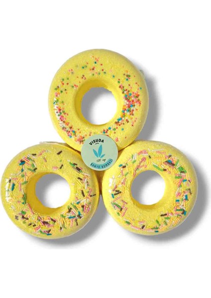 6'lı Donut Set Köpüren Banyo Topu - 6 x 120 gr (6 Aroma)