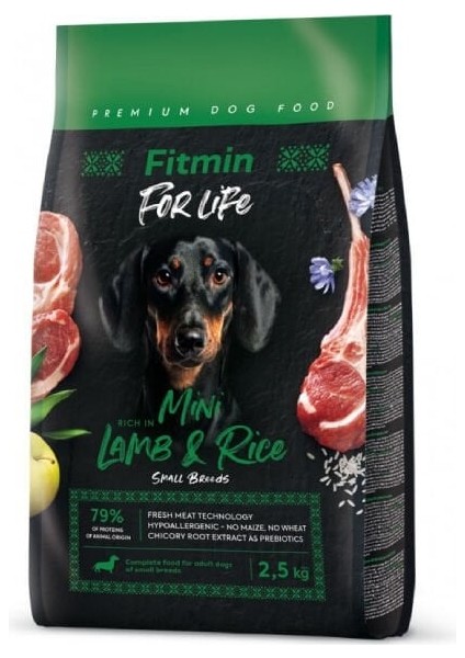 Mini Irk Kuzu Etli ve Pirinçli Yetişkin Köpek Maması 2.5 kg
