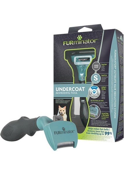 Furminator Long Hair Uzun Tüylü Kedi Tüy Tarağı Small - 407-691019