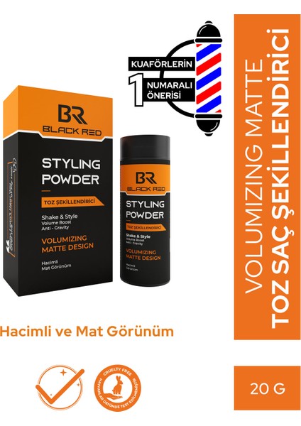 Saç Şekillendirici Toz Wax Hacimli Ve Mat Görünüm - Matte Toz Wax - 20g