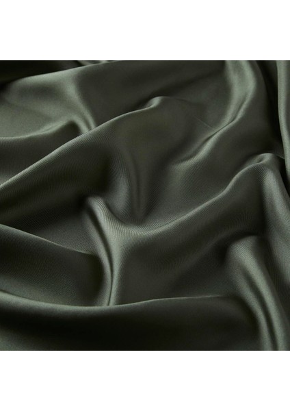 Ipekevi Düz Twill Ipek Eşarp - Zeytin