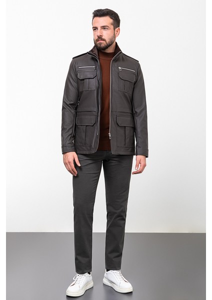 TRENCH HAKİM YAKA