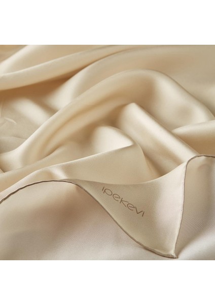 Ipekevi Düz Twill Ipek Eşarp - Osmanlı Beji