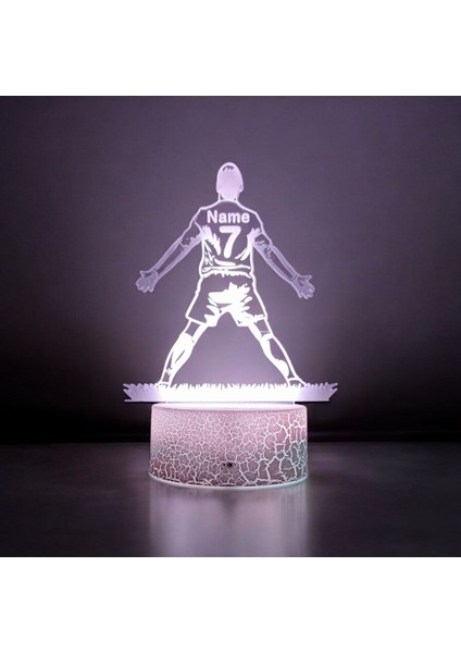 3D Gece Lambası Kişiselleştirilebilen Ronaldo Figürlü fiyatları