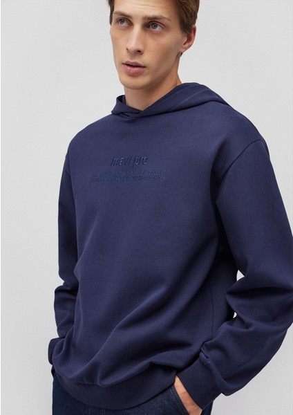 Kapüşonlu Lacivert SWEATSHIRT0S10288-84371