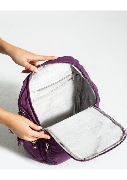 Kadın Günlük Sırt Çantası Önde Sırt Çantası Kapaklı Model 37*27 cm indirimleri