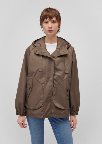Kapüşonlu Kahverengi Ceket 1110014-82046 modelleri
