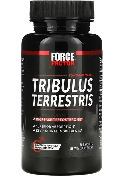 Force Factor Tribulus Terrestris Testo Booster 1000 mg - 60 Kapsül