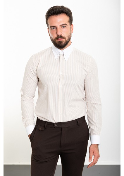 GÖMLEK SİVRİ YAKA