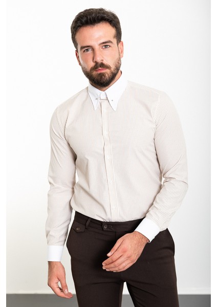 GÖMLEK SİVRİ YAKA modelleri