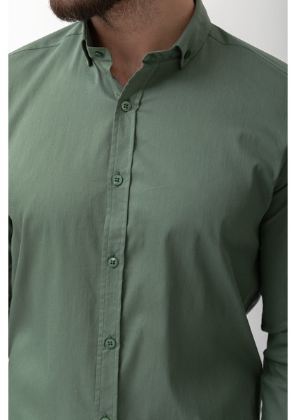 Desenli Slim Fit Klasik Erkek Gömlek fiyatları