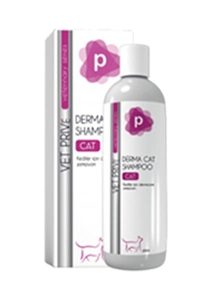 Vet Prive Veterinary Derma Sıvı Kedi Şampuanı 200 ml - VET.PRV.0011