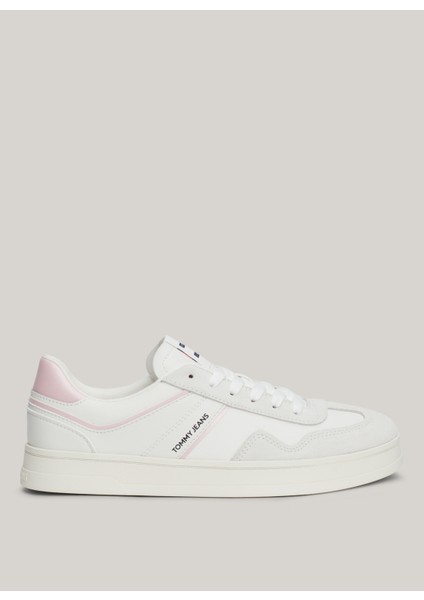 Tommy Hilfiger Beyaz Pembe Kadın Sneaker EN0EN02612TH2