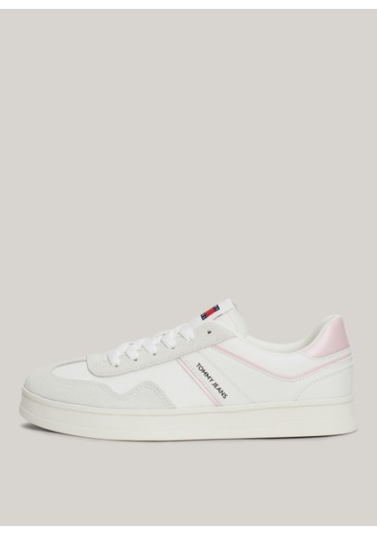 Tommy Hilfiger Beyaz Pembe Kadın Sneaker EN0EN02612TH2