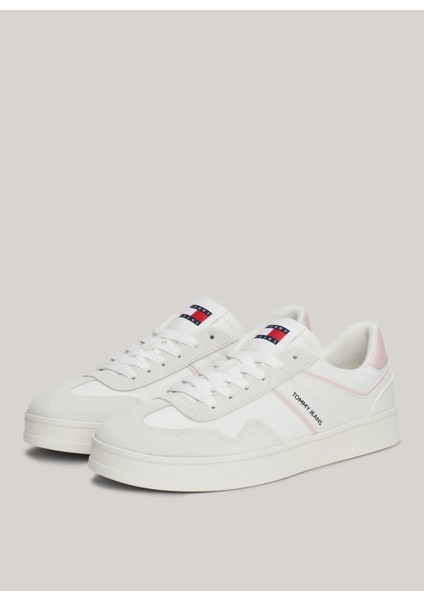 Tommy Hilfiger Beyaz Pembe Kadın Sneaker EN0EN02612TH2