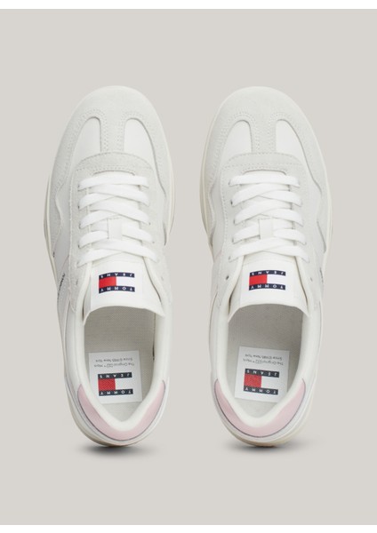 Tommy Hilfiger Beyaz Pembe Kadın Sneaker EN0EN02612TH2