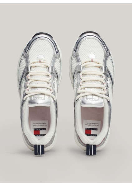Beyaz Gümüş Kadın Sneaker EN0EN02680YBL