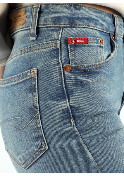 Normal Bel Normal Paça Flare Kadın Denim Pantolon 251 Lcf 121024 Luna Spencer Lıght modelleri