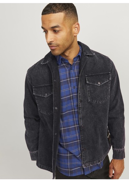 Relaxed Siyah Erkek Denim Gömlek 12258857_RDDROB Overshırt Rı 329 Sn fiyatları