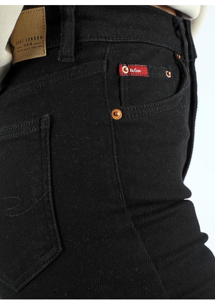 Normal Bel Normal Paça Flare Siyah Kadın Denim Pantolon 251 Lcf 121022 Luna Emılıa Venom modelleri