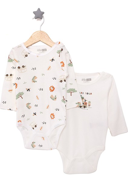 Erkek 2li Uzun Kol Body Erkek Bebek