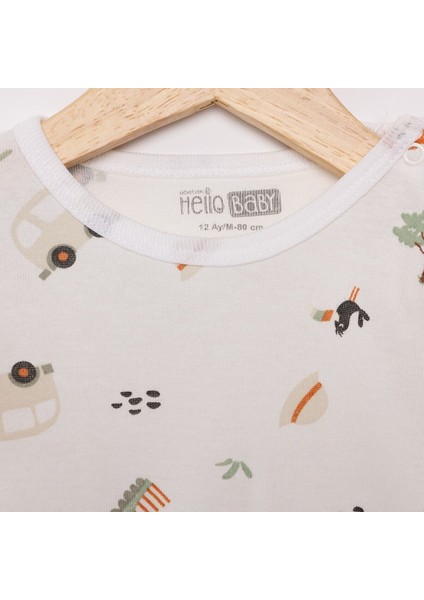 Erkek 2li Uzun Kol Body Erkek Bebek modelleri