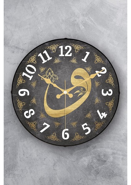 36 cm Dekoratif Gerçek Cam Bombe Sessiz Mekanizma Duvar Saati