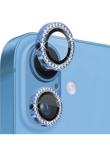 Apple iPhone 16 Plus 5d Tam Kapatan Ekran Koruyucu + Taşlı Kamera Lens Metal Koruyucu fiyatları