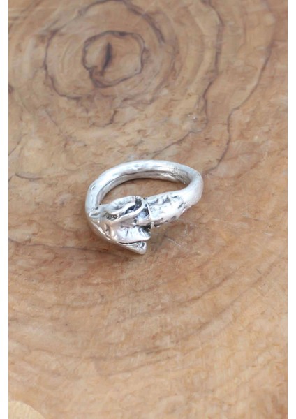 Muı Muı Keçi Figürlü Gümüş Renk Ayarlanabilir Erkek Yüzük fiyatları