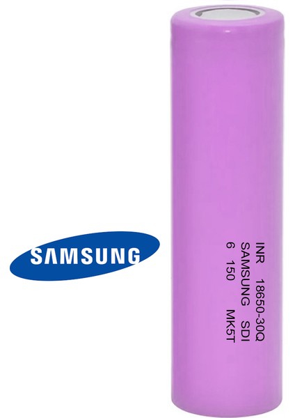 18650 Şarlı Pil Başlıksız 3.7V 3000 Mah Li-Ion Samsung INR18650-30Q