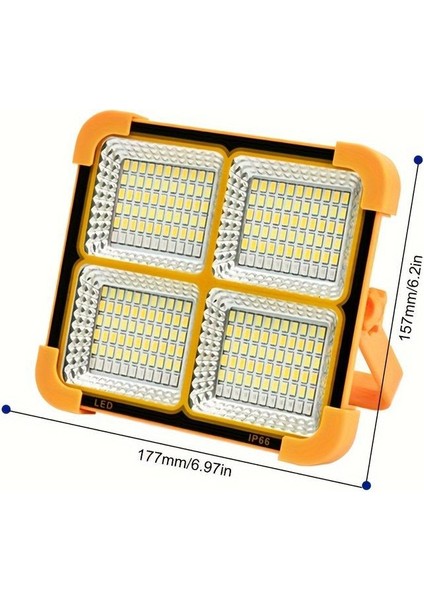200 Watt Güneş Enerjili, Dört Işık Modlu, Telefon Şarz Eder, Kamp, Bekçi, Balıkçı Feneri Solar Fener modelleri