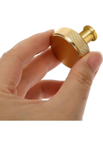 Taç Büyük Düğme Metal Kulp Gold Altın Çekmece Mobilya Mutfak Dolabı Dolap Kulpu Kulbu Kulpları
